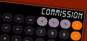 calculator depicting Commission